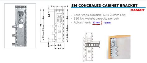 PMI Concealed Metal Hanging Brackets